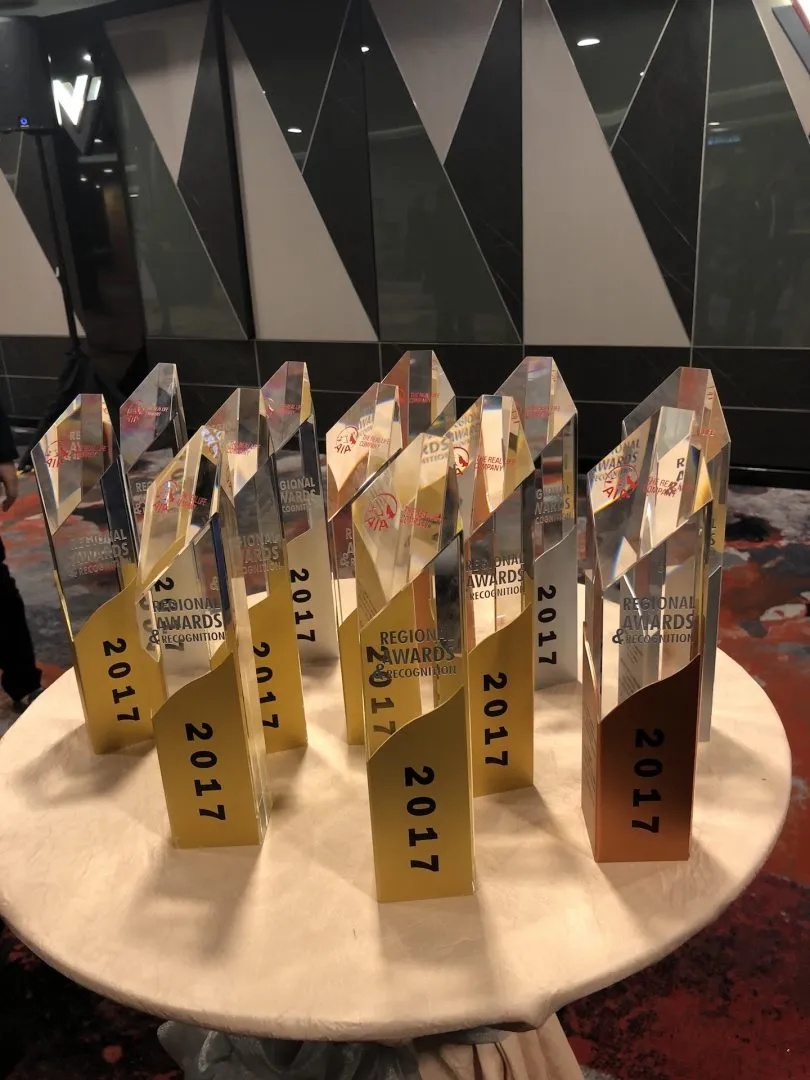 Cover artwork for the Regional Annual Awards Presentation Night 2018.