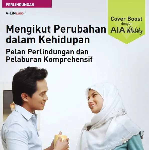 A-LifeLink-i brochure cover: Mengikut Perubahan dalam Kehidupan